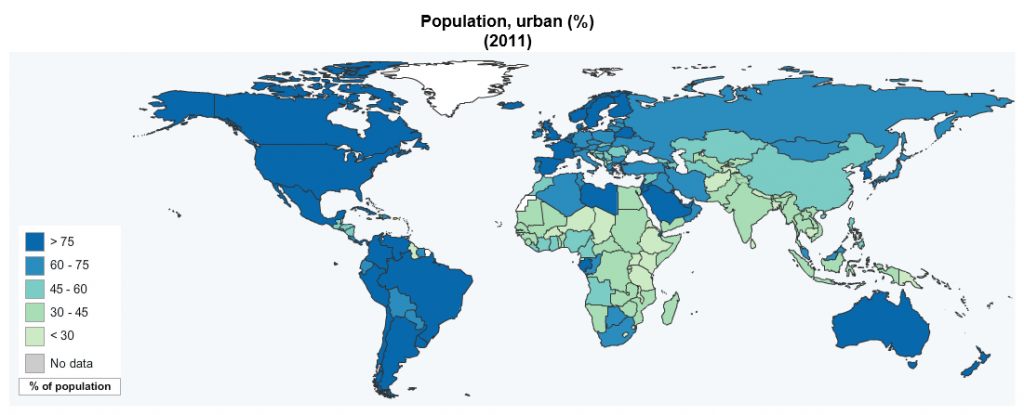 Urbanisation Map