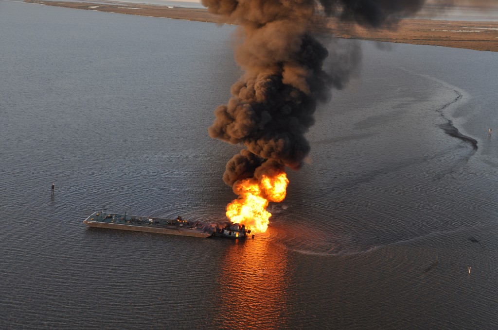 Coast Guard continues response to allision, oil spill south of New Orleans