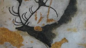 Koopamaalingud umbes 16000 aastat vanad Prantsusmaal, Lascaux. Must värv on tehtud mangaandioksiidiga