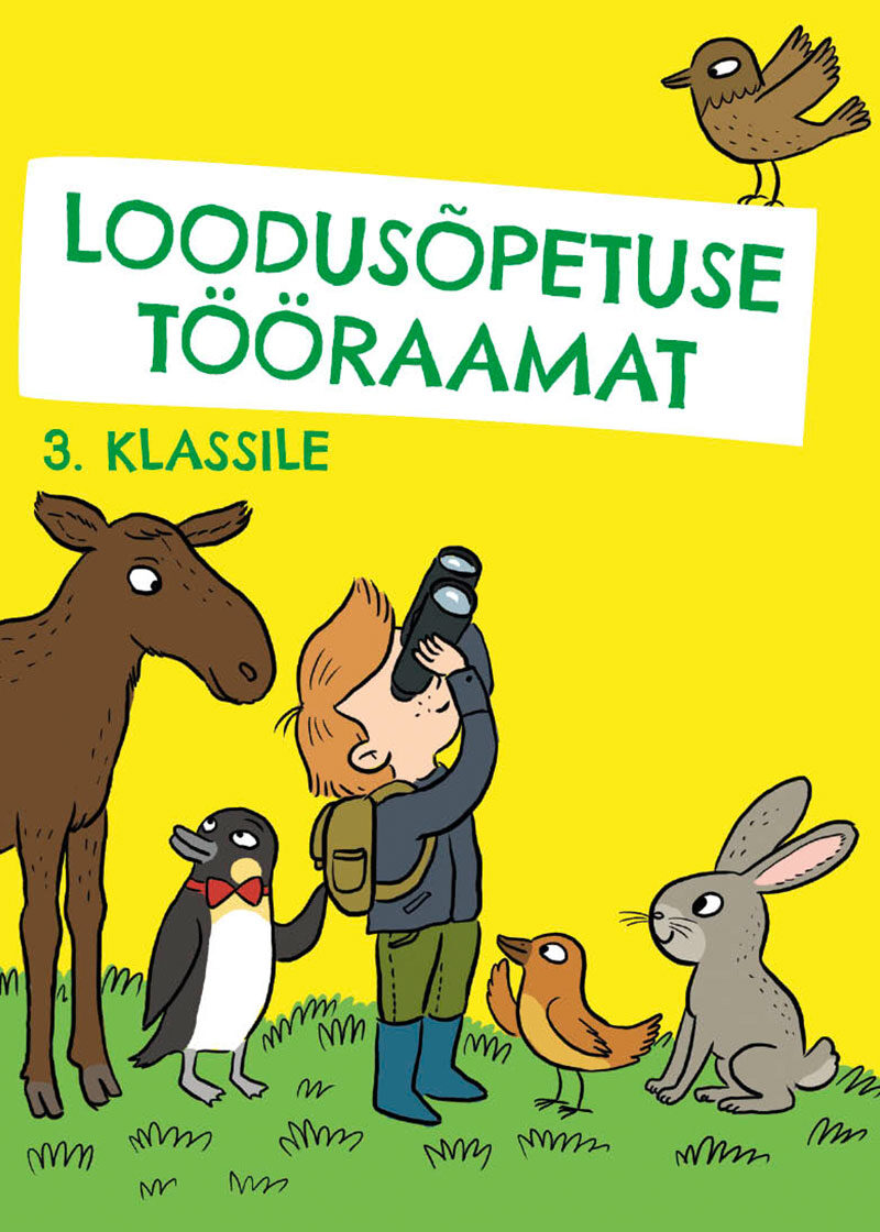 Loodusõpetuse tööraamat 3. klassile, esikaas.