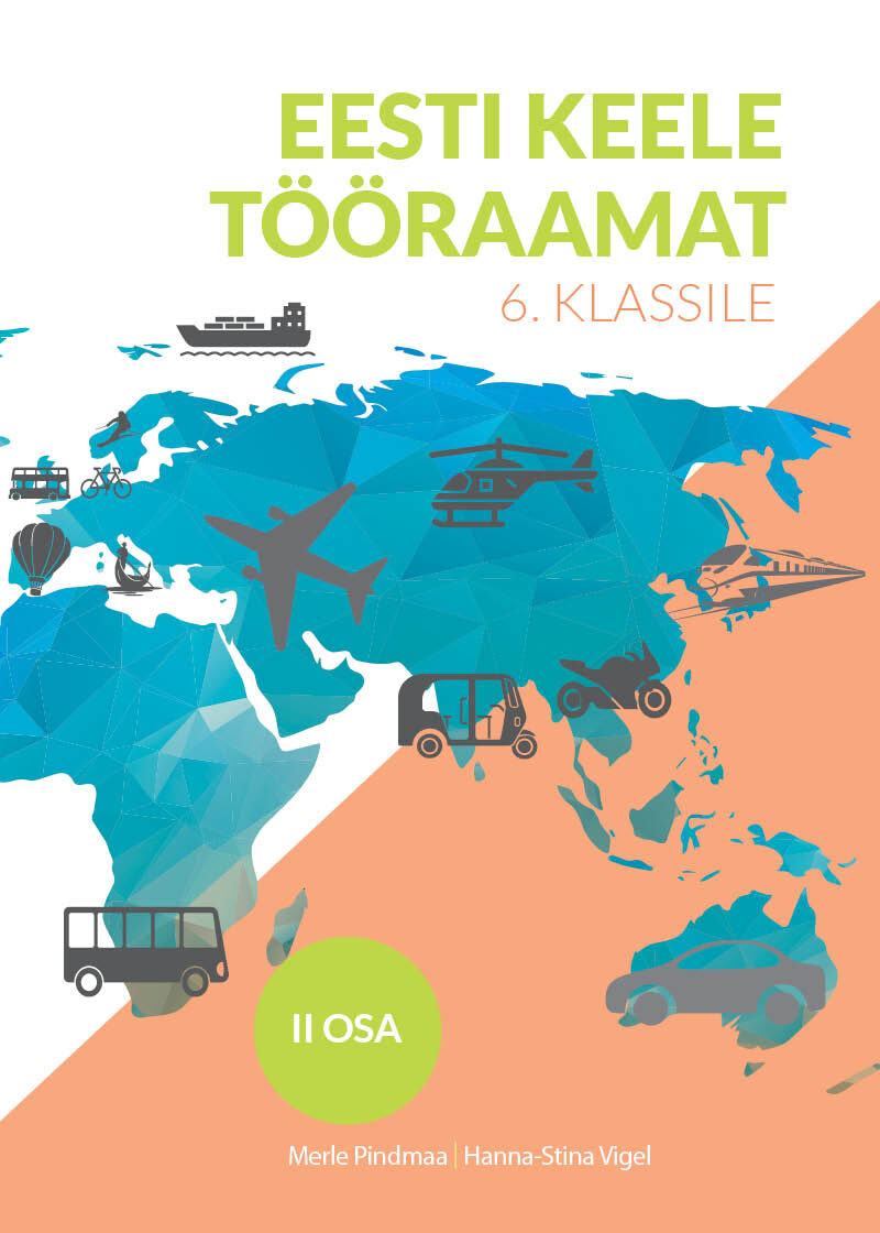 Eesti keele tööraamat kuuendale klassile, teine osa.