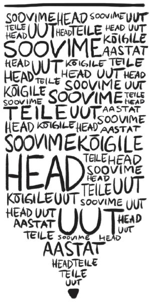 Soovime teile head uut aastat, pliiats