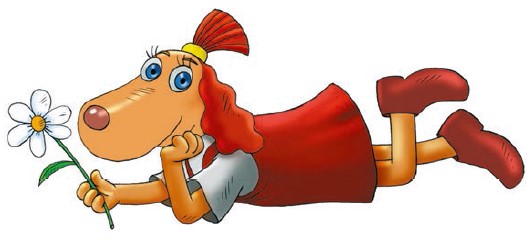 Lotte pikutab kõhuli maas ja hoiab lille käes.