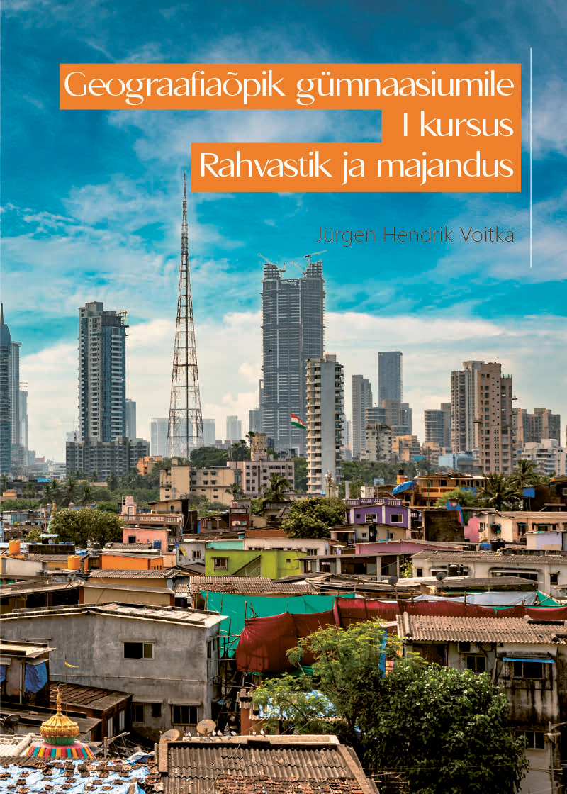 Kaanepilt. Geograafia õpik gümnaasiumile. I kursus. Rahvastik ja majandus. Autor: Jürgen Hendrik Voitka