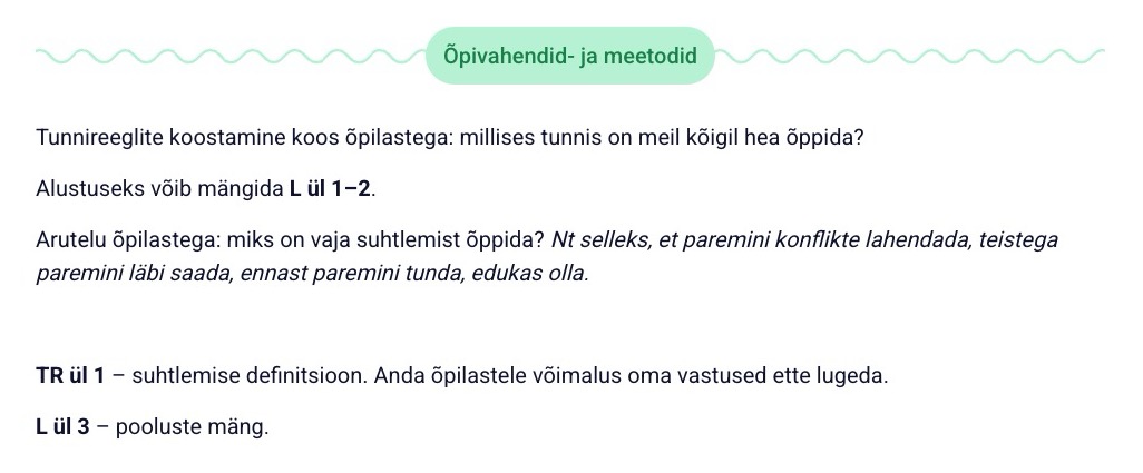 Metoodika näidis.