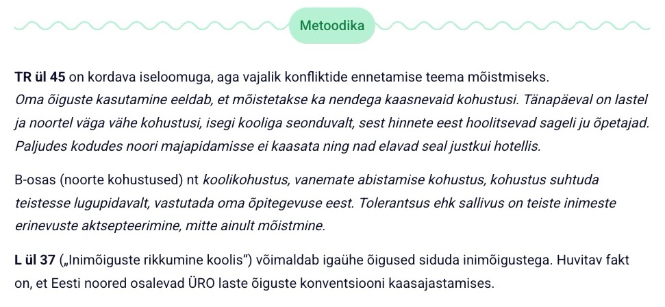 Metoodika näidis.